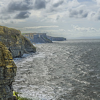 Buy canvas prints of The Glamorgan Heritage Coast from Southerndown by Nick Jenkins