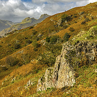 Buy canvas prints of The Great Langdale Valley Lake District  by Nick Jenkins