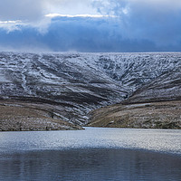 Buy canvas prints of The Grwyne Fawr Reservoir in Winter by Nick Jenkins