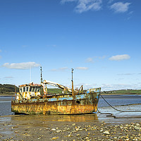 Buy canvas prints of The Vicky Leigh beached Ferryside Carmarthenshire by Nick Jenkins