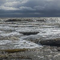 Buy canvas prints of Incoming Tide Nash Point Glamorgan Heritage Coast by Nick Jenkins