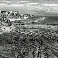 Buy canvas prints of The Glamorgan Heritage Coast Cliffs and Beaches by Nick Jenkins