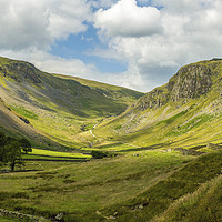 Buy canvas prints of Gatescarth Pass from Longsleddale Lake District  by Nick Jenkins