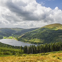 Buy canvas prints of Looking Down on Talybont Valley in the Brecon Beac by Nick Jenkins