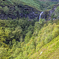 Buy canvas prints of Blaenrhondda Waterfall Rhondda Fawr Wales by Nick Jenkins