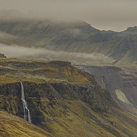 Buy canvas prints of Waterfall Snaefellsness Peninsula Iceland by Nick Jenkins