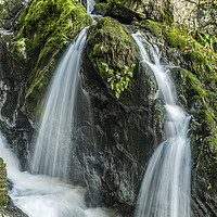 Buy canvas prints of The Sychryd Falls at Pontneddfechan South Wales by Nick Jenkins