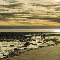 Buy canvas prints of Llantwit Major Beach on a Winter Afternoon by Nick Jenkins