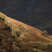 Buy canvas prints of Troutbeck Valley Sun and Shade Lake District by Nick Jenkins