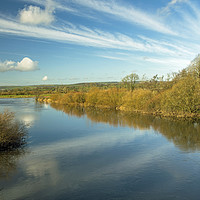 Buy canvas prints of The River Tywi in the Tywi Valley Carmarthenshire  by Nick Jenkins