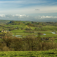 Buy canvas prints of The Tywi Valley from Paxtons Tower Carmarthenshire by Nick Jenkins