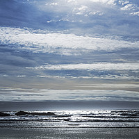 Buy canvas prints of Skyscape over Dunraven Bay Glamorgan Heritage Coas by Nick Jenkins