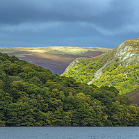 Buy canvas prints of Garreg Ddu Reservoir Landscape Elan Valley Powys  by Nick Jenkins