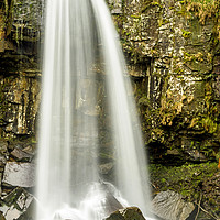 Buy canvas prints of Melincourt Waterfall Resolven Vale of Neath Wales by Nick Jenkins