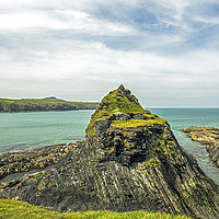 Buy canvas prints of The Cliffs at Abereiddy on the North Pembrokeshire by Nick Jenkins