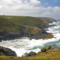 Buy canvas prints of Levant Peninsula on the Cornwall north coast  by Nick Jenkins