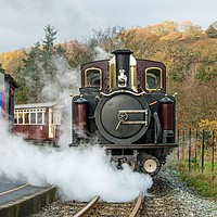 Buy canvas prints of Steam Engine at Beddgelert Railway Station by Nick Jenkins