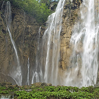 Buy canvas prints of Veliki Slap Waterfall Plitvice National Park  by Nick Jenkins