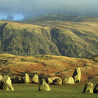 Buy canvas prints of Castlerigg Stone Circle Lake District Cumbria  by Nick Jenkins