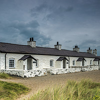Buy canvas prints of Pilot Cottage Row Llanddwyn Island Anglesey by Nick Jenkins