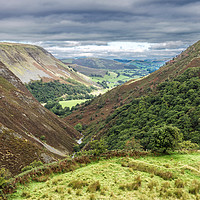 Buy canvas prints of Dylife Gorge near Dylife in Powys Mid Wales by Nick Jenkins