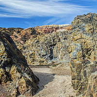 Buy canvas prints of Parys Mountain Copper Mine Anglesey Wales  by Nick Jenkins