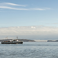 Buy canvas prints of MV Balmoral Entering the Menai Strait by Nick Jenkins