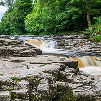 Buy canvas prints of Stainforth Beck and Bridge on the River Ribble  by Nick Jenkins