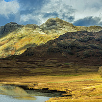 Buy canvas prints of Langdale Pikes in the Lake District National Park  by Nick Jenkins