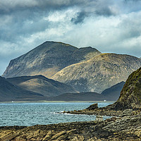 Buy canvas prints of Black Cuillin Hills from Elgol on Isle of Skye by Nick Jenkins