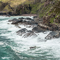 Buy canvas prints of Stoer Head Coastline Sutherland Coast Scotland by Nick Jenkins