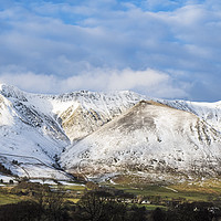 Buy canvas prints of Blencathra in the Winter Lake District Cumbria by Nick Jenkins