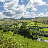 Buy canvas prints of The Black Mountain Brecon Beacons  by Nick Jenkins