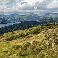 Buy canvas prints of Looking over Windermere from Gummers How Lakeland by Nick Jenkins