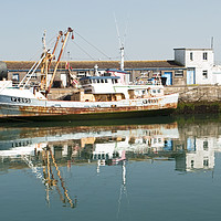 Buy canvas prints of Fishing Trawler Newlyn Cornwall by Nick Jenkins