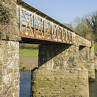 Buy canvas prints of Old Tintern Railway Bridge Wye Valley by Nick Jenkins