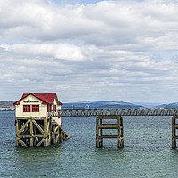 Buy canvas prints of The Old Mumbles Lifeboat Station by Nick Jenkins
