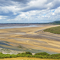 Buy canvas prints of River Ogmore Estuary Ogmore by Sea Wales  by Nick Jenkins