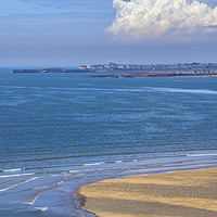 Buy canvas prints of The Beach at Ogmore by Sea South Wales  by Nick Jenkins