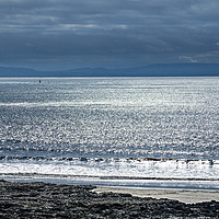Buy canvas prints of Seascape off Watch House Bay Barry Island by Nick Jenkins