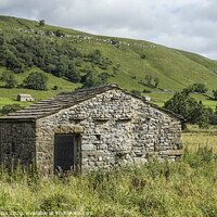 Buy canvas prints of Barn in Upper Wharfedale near Buckden Yorkshire Da by Nick Jenkins