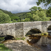 Buy canvas prints of Bridge over the River Wharfe Buckden Yorkshire Dal by Nick Jenkins