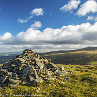 Buy canvas prints of The superb view east from Fan Frynych Brecon Beaco by Nick Jenkins