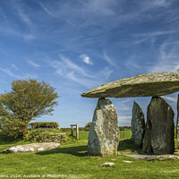 Buy canvas prints of Pentre Ifan Burial Chamber Preseli Hills Pembs. by Nick Jenkins