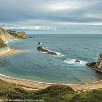 Buy canvas prints of Man o war bay Beach on the Dorset Coast by Nick Jenkins
