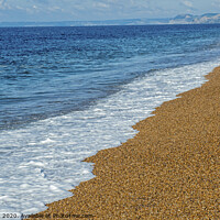 Buy canvas prints of Chesil Beach at West Bexington Dorset by Nick Jenkins