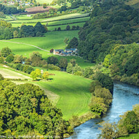 Buy canvas prints of River Wye from Yat Rock in Herefordshire by Nick Jenkins