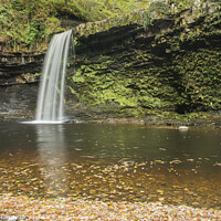 Buy canvas prints of Scwd Gwladys Falls in the Vale of Neath by Nick Jenkins