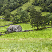 Buy canvas prints of Dales Barn in Upper Wharfedale in September by Nick Jenkins