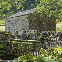 Buy canvas prints of Yorkshire Dales Barn Upper Wharfedale by Nick Jenkins